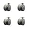 Service Caster 2'' Gray Floor Safe Twin Wheel Casters Top Plate , 4PK SCC-TP02S50-TPR-GRY-4 - alternate 1